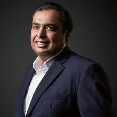 Mukesh Ambani portrait — TrovexiCore endorsement